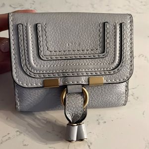 Chloe Marcie wallet -gray